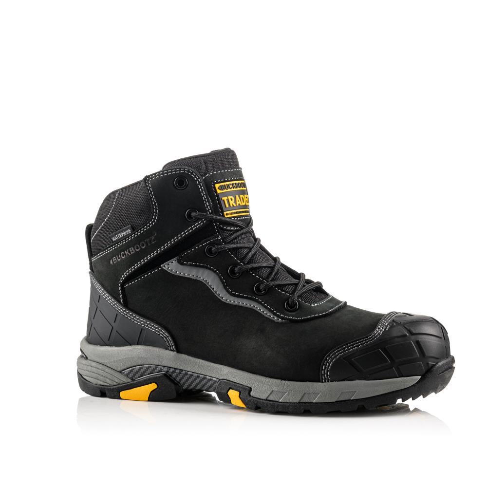 BUCKBOOTZ TRADEZ MIDDELHOOG ZWART S3/SRC mt 41