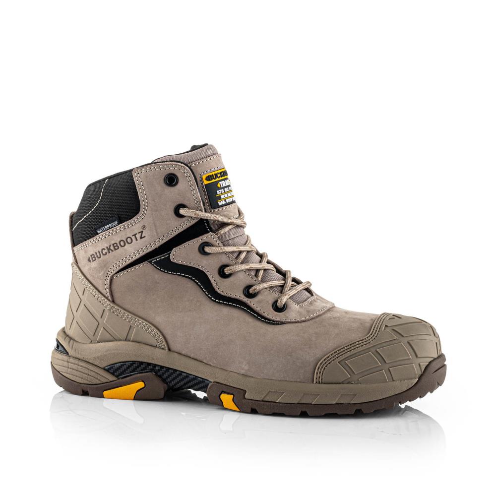 BUCKBOOTZ TRADEZ MIDDELHOOG STONE S7S/SC/FO/SR/WR/ESD mt 42