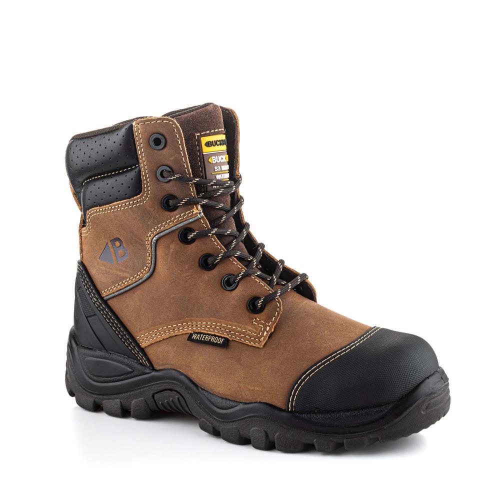 BUCKBOOTZ BUCKSHOT HOOG/RITS BRUIN S3/HRO/SRC/WRU mt 40