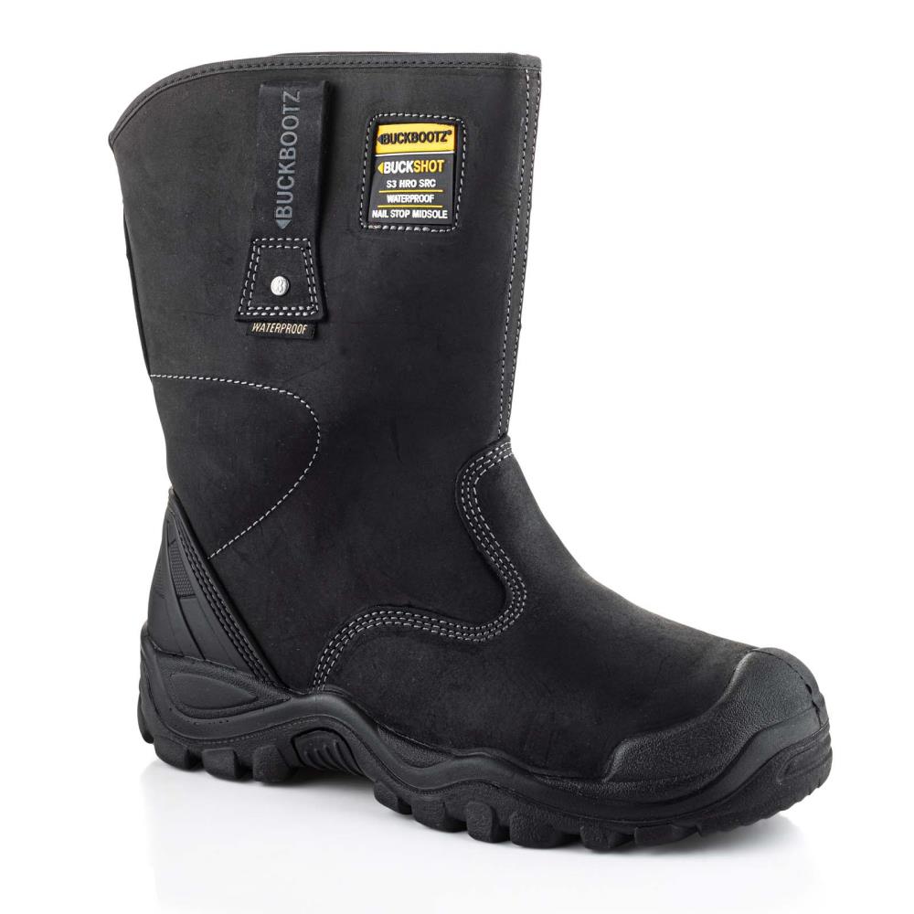 BUCKBOOTZ BUCKSHOT LAARS ZWART S3/HRO/WRU/SRC mt 40