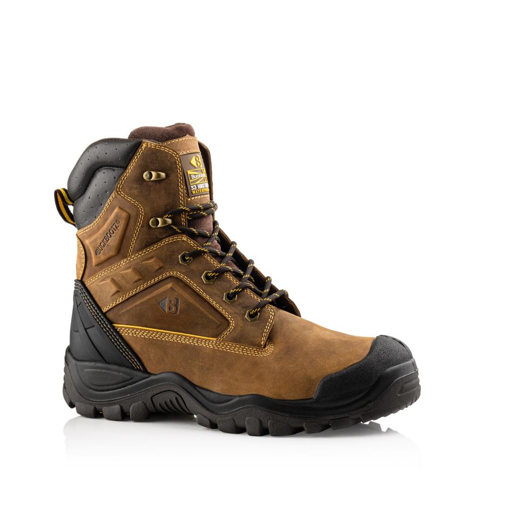 BUCKBOOTZ BUCKSHOT HOOG BRUIN S3/HRO/SRC/WRU mt 40