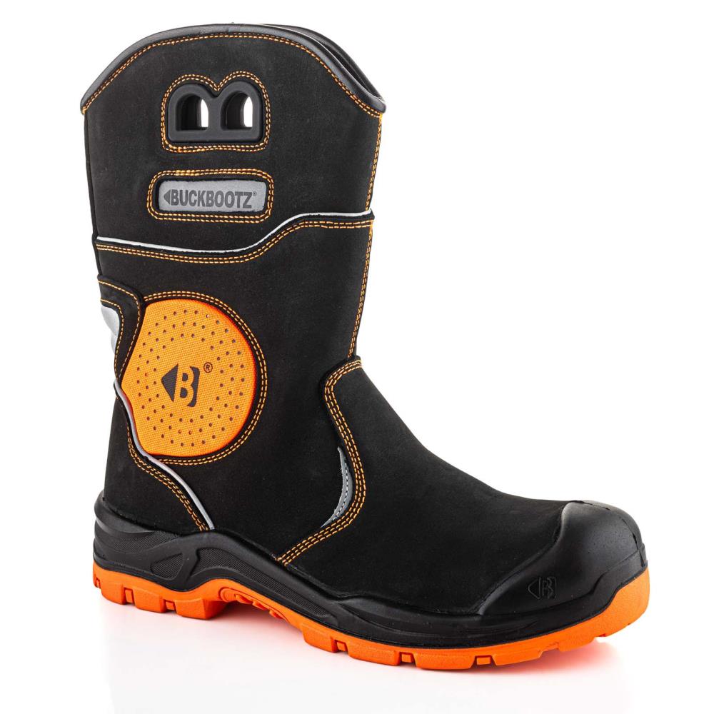 BUCKBOOTZ BUCKZ VIZ WERKLAARS ZWART/ORANJE S7S/SC/AN/HRO/FO/LG/WR mt 40