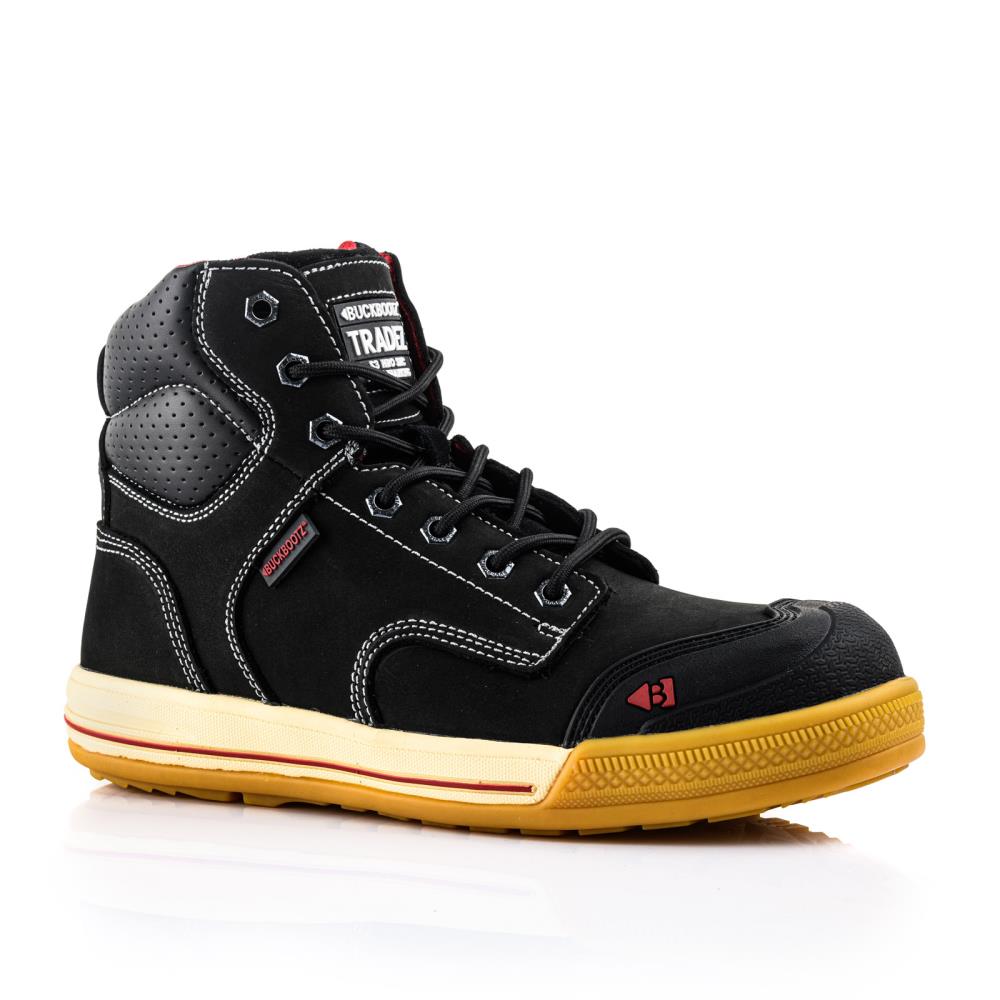 BUCKBOOTZ TRADEZ SNEAKER HOOG ZWART S3/HRO/SRC/WRU mt 40