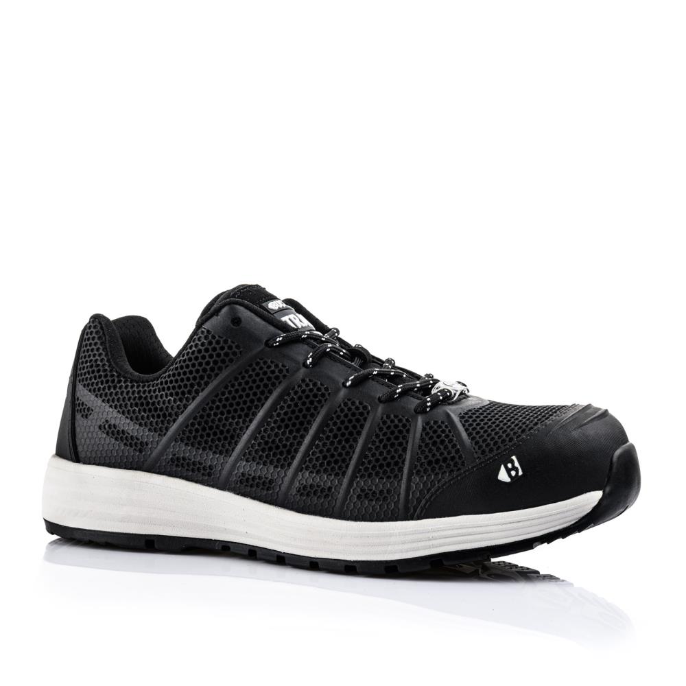 BUCKBOOTZ TRADEZ SNEAKER LAAG ZWART S1/P/ESD/HRO/SRC mt 40