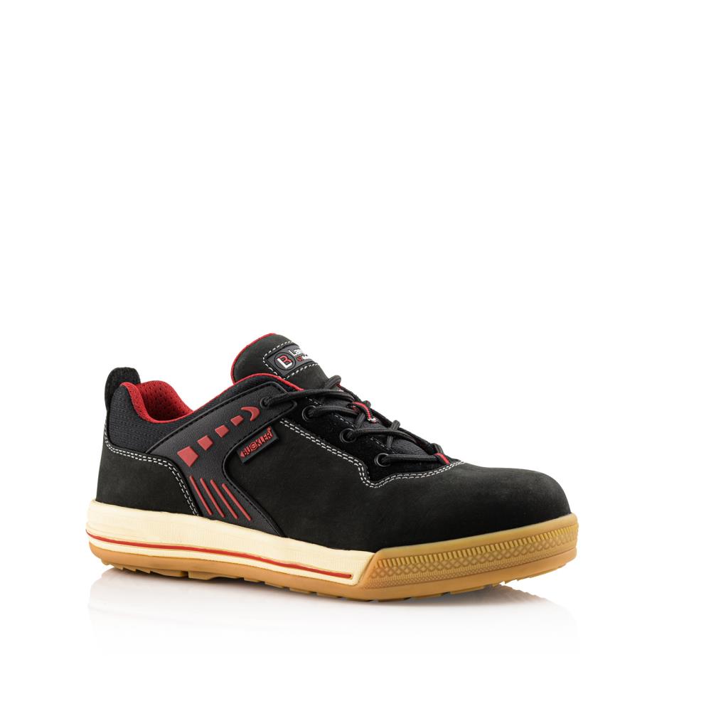 BUCKBOOTZ TRADEZ SNEAKER LAAG ZWART S3/HRO/SRC/WRU mt 47