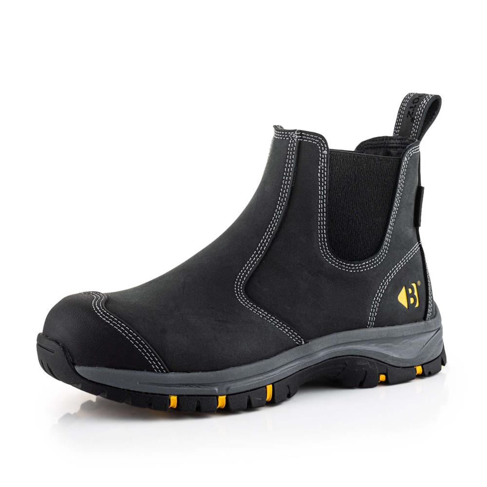 BUCKBOOTZ WIZARDZ INSTAPPER ZWART METAALVRIJ S3S/SC/SR/HRO/FO/WPA mt 41