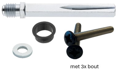 Opslag deurdikte F14 zwart, Gr-kr 65-74 mm (Alpha / Rombus)