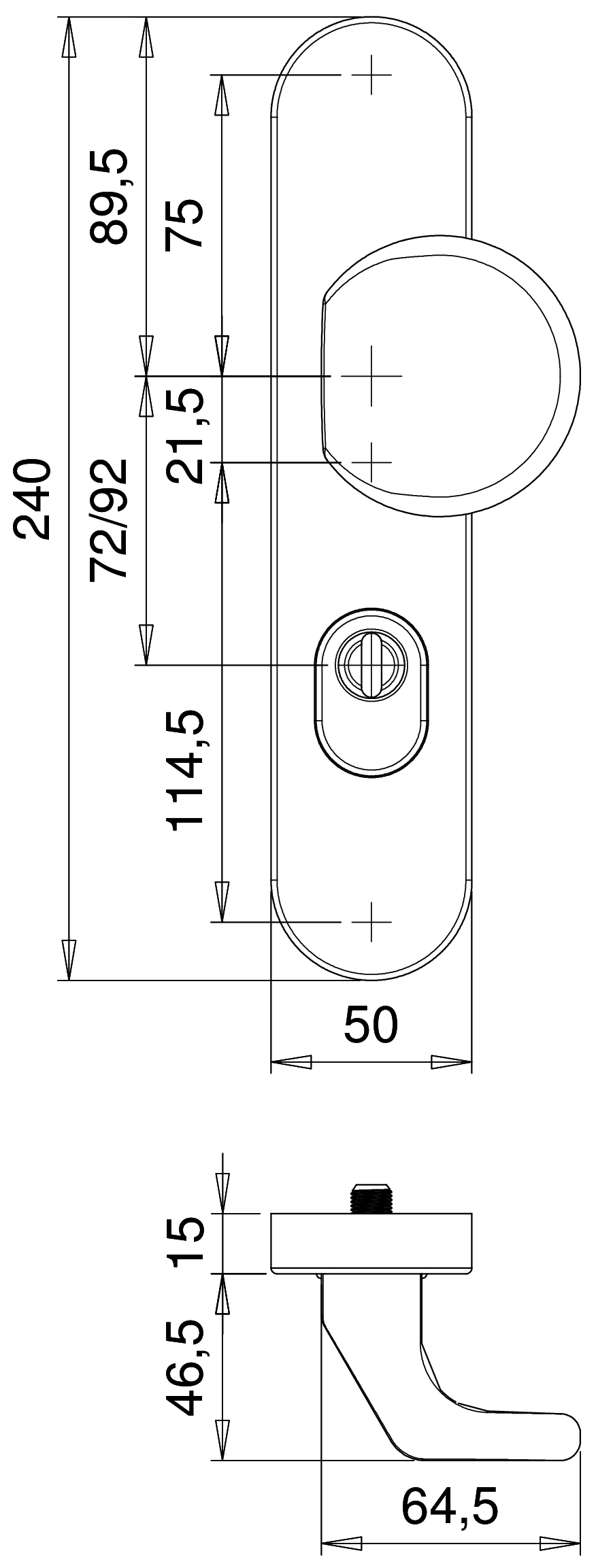 D7025 F9 PC72 vlh.garn. kerntrek grD318/krD104 (dd 65-74mm), Rombus, SKG***® – foto 2