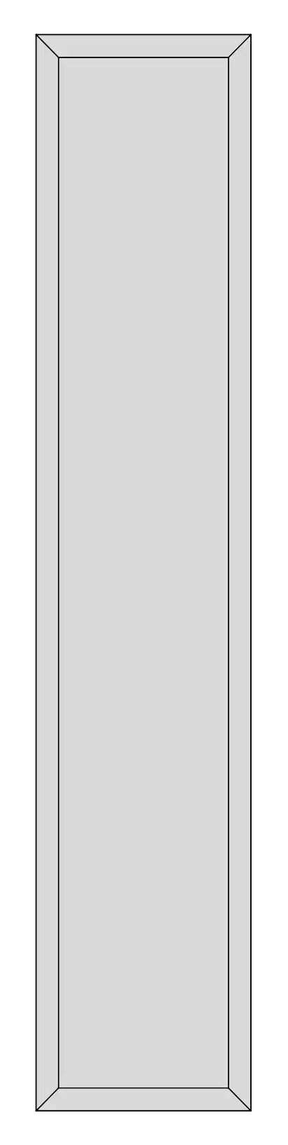 D1500BLXXL F1 vlh langsch. buiten geheel blind, Alpha XXL, SKG***®