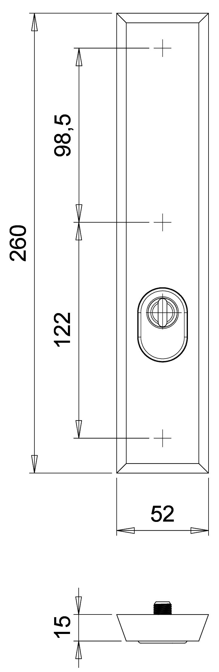 D1502XXL F1 vlh langsch. kerntrek pc55 zonder krukgat, Alpha XXL, SKG***® – foto 2