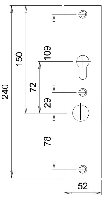 D1515 F2 vlh. langschild senior binnen kr/pc72, Alpha (bout boven krukgat, Nemef)