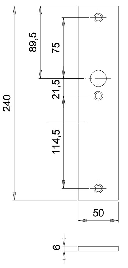 D1516BL F2 vlh langsch. binnen blind met greep D300, Aplha – foto 3