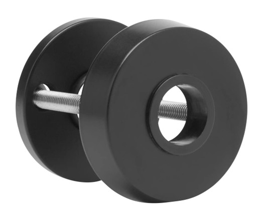 D6647 F14 rozettenpaar rond dik 12mm met krukgat (dd 64-68mm)