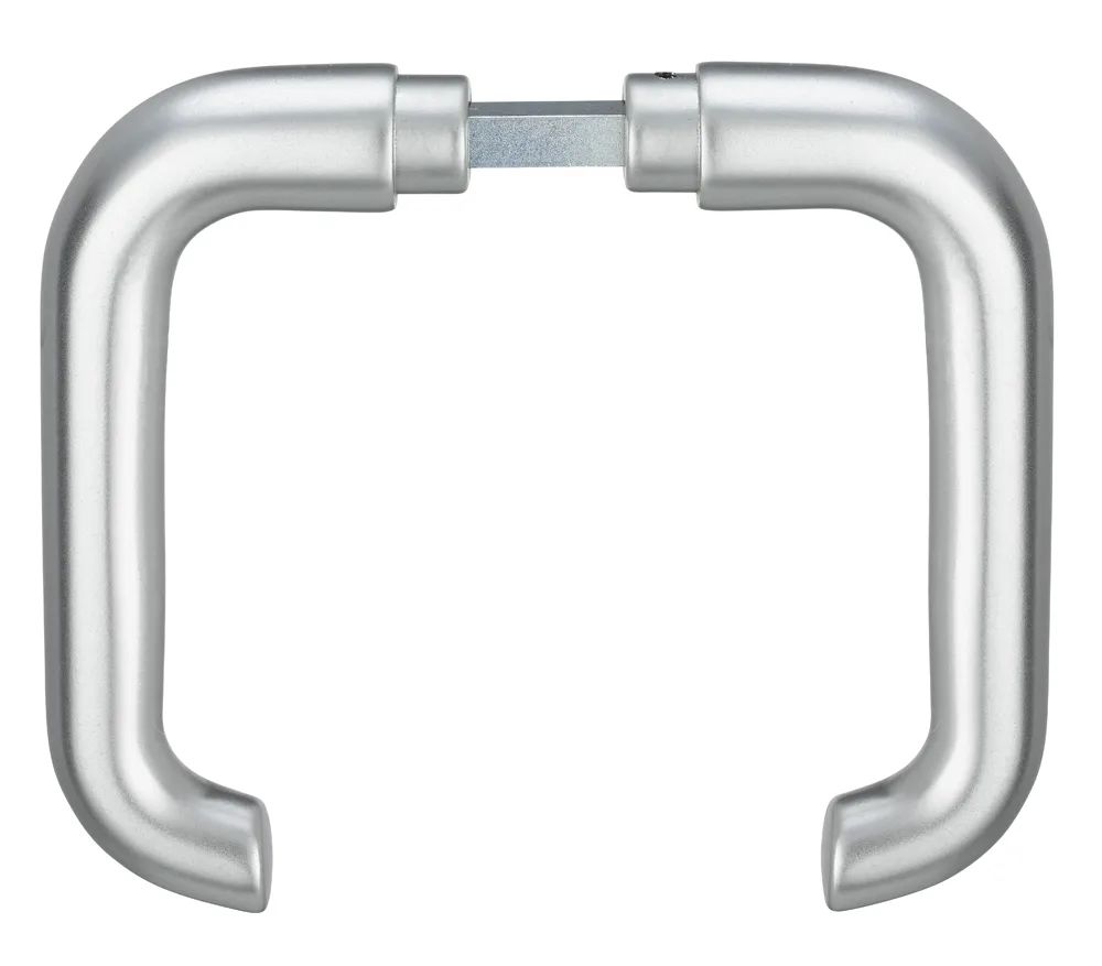 D104VER65 F9 alum. deurkrukken paar verlengd, dd 55-64mm