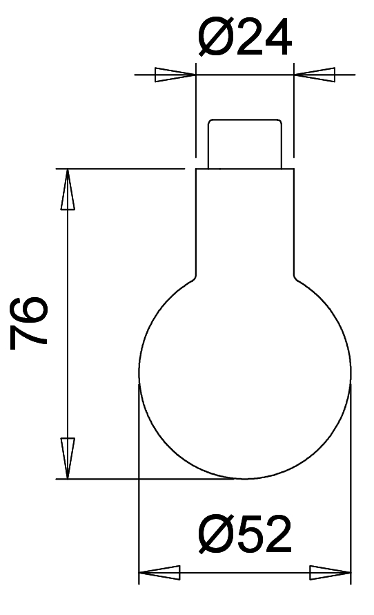 D309ZG F1 bolle knop gatdeel – foto 2