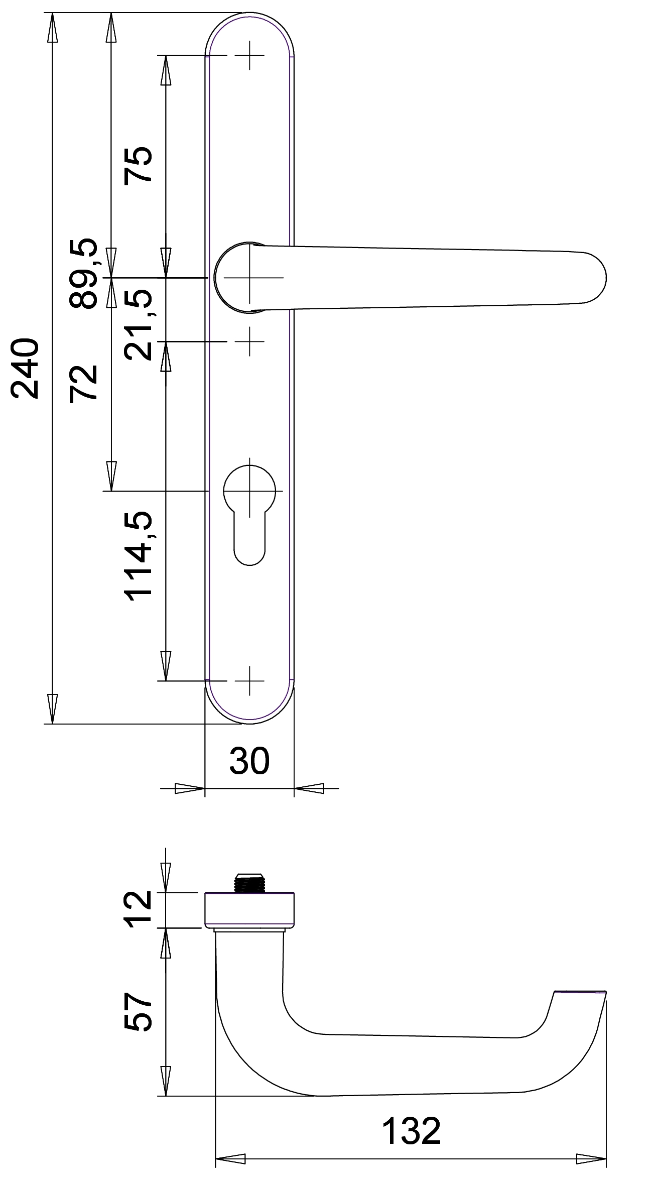 D322 F1 PC55 vlh.garn. smal kr/krD104 (dd 35-44mm), Brabant, SKG**® – foto 2