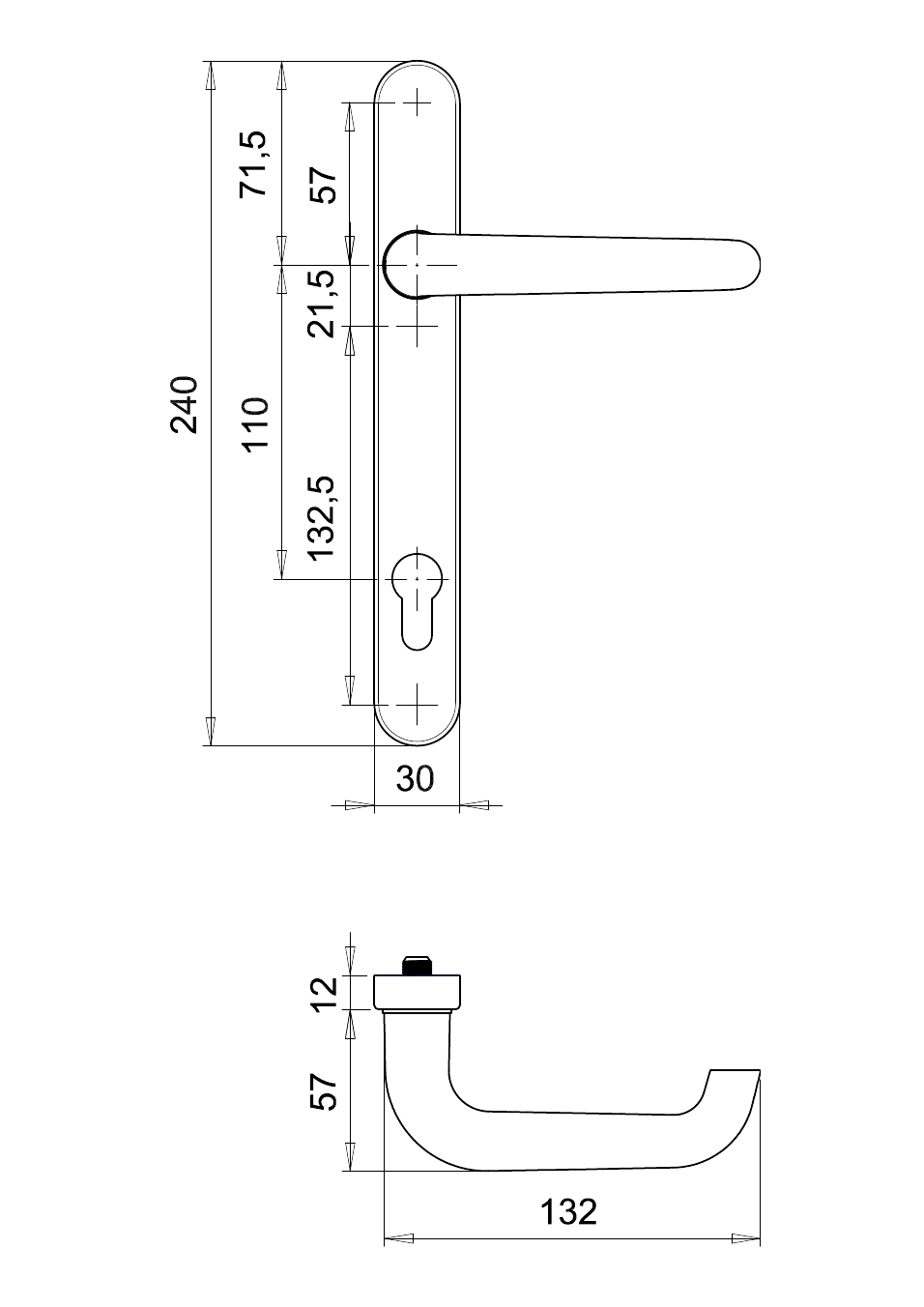 D322 F1 PC110 vlh.garn. smal kr/krD104 (dd 35-44mm), Brabant, SKG**® – foto 2
