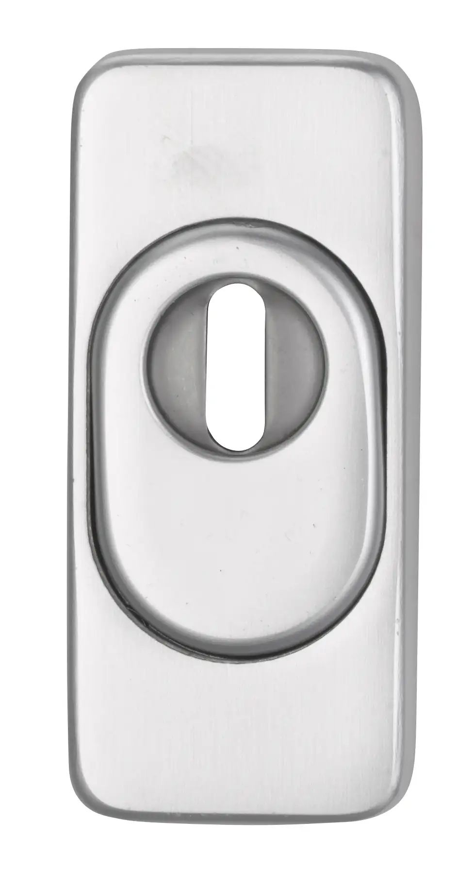 D816 F1 smaldeur schuifrozet pc met kerntrek 15mm rechthoekig, cilinder voorstand 11-14mm