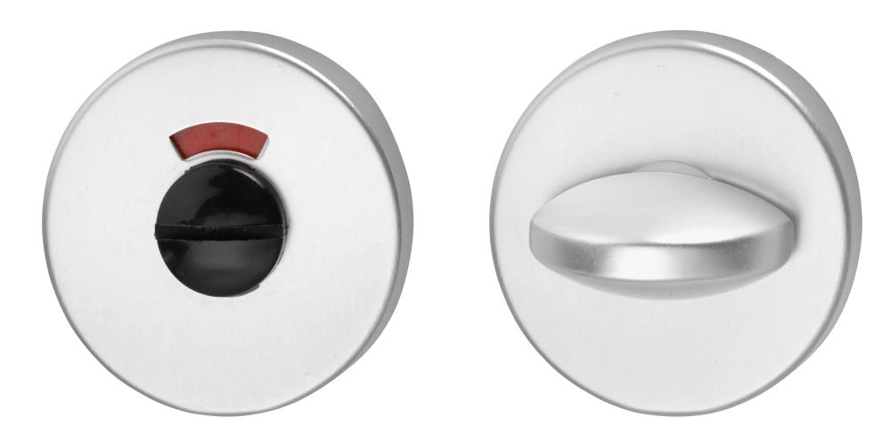 D057-WC-8 F1 alum. rozettenpaar met stalen onderconstructie dd. 40-48mm, serie Riva