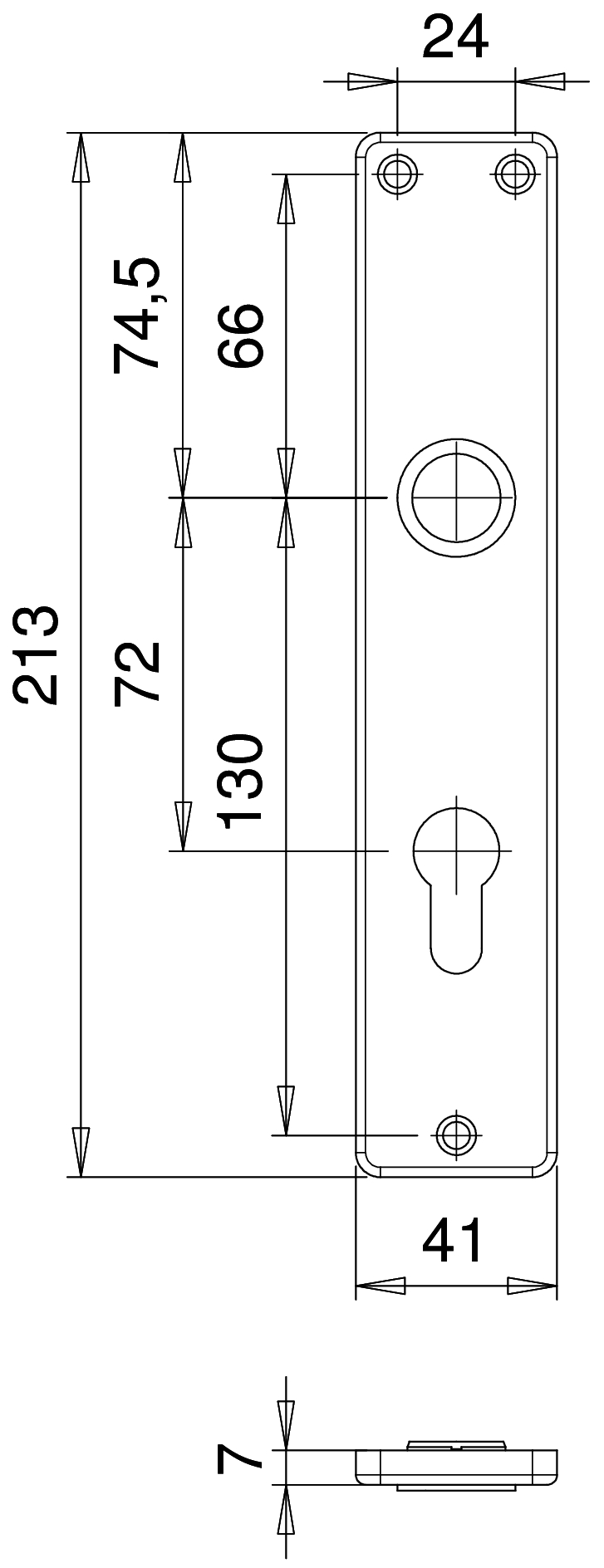D237PC72 F1 langschilden paar kr/PC – foto 2
