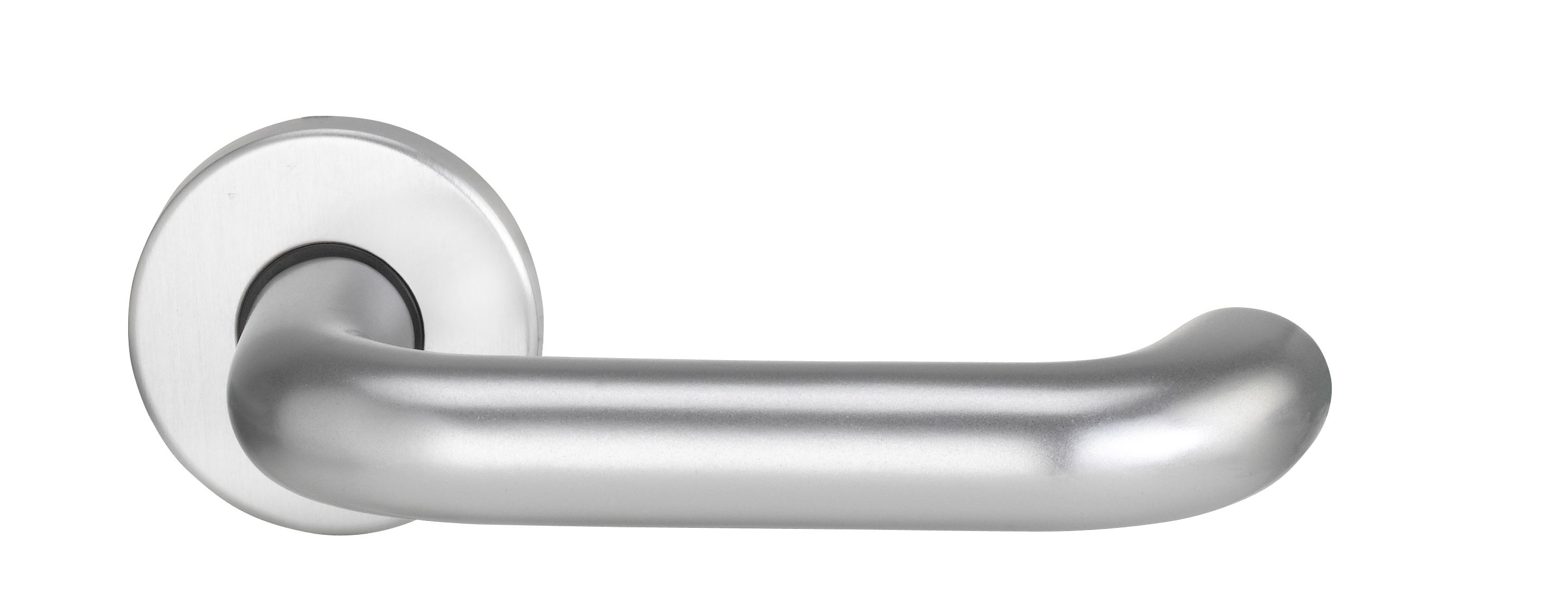 D5903-103 KL-4 F1 deurkrukken op ronde krukrozetten dd. 40-65mm (zonder PC-rozetten), serie Riva
