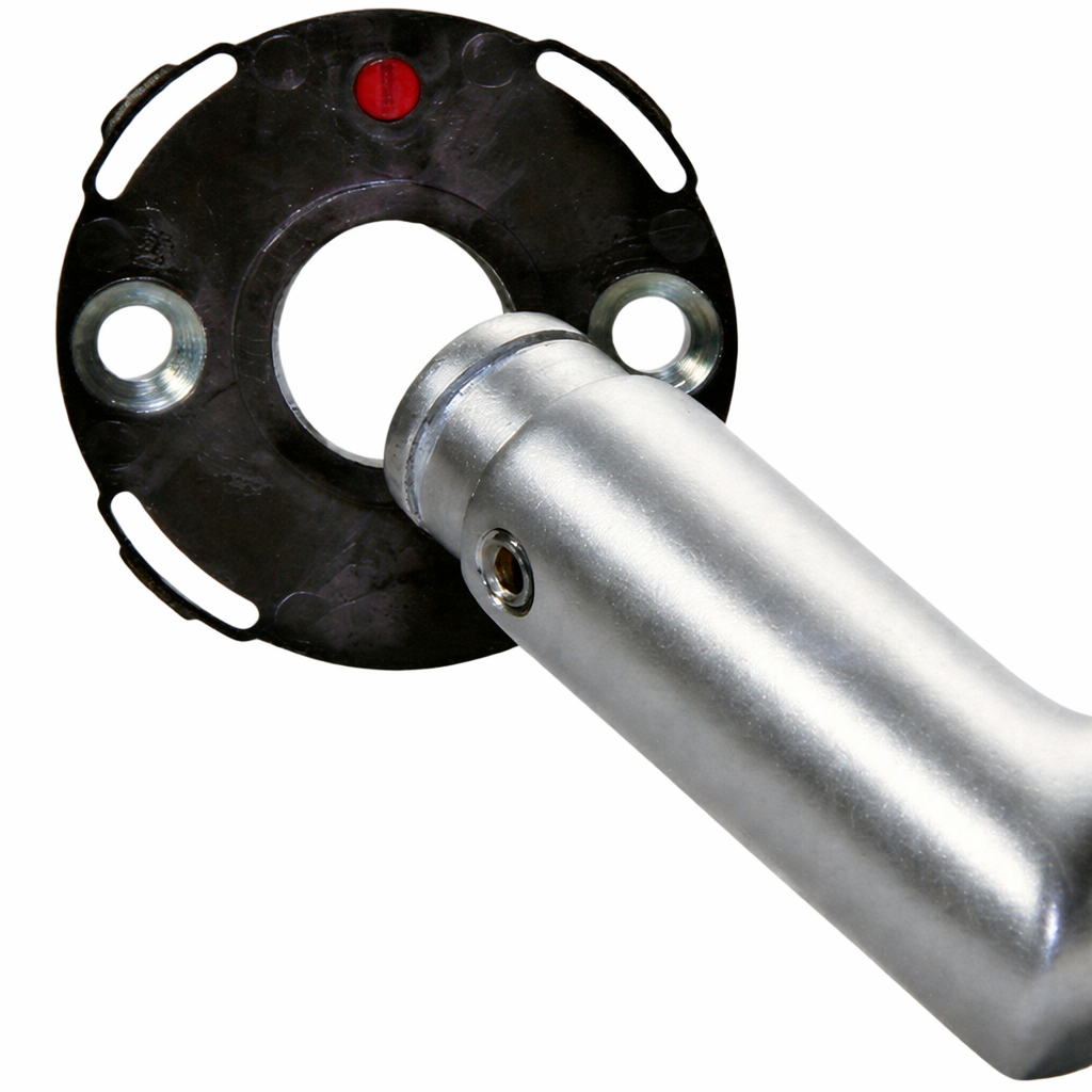 D5914-114 KL-4 F1 deurkrukken op ronde krukrozetten dd. 40-65mm (zonder PC-rozetten), serie Riva – foto 2