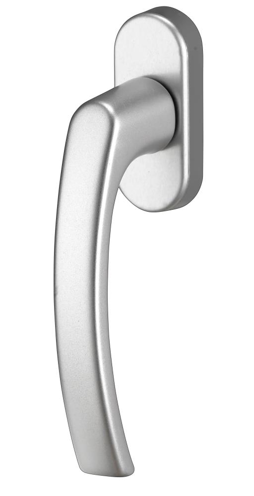 D1002 F1 venstergreep op afgeronde rozet, stift 7x35mm