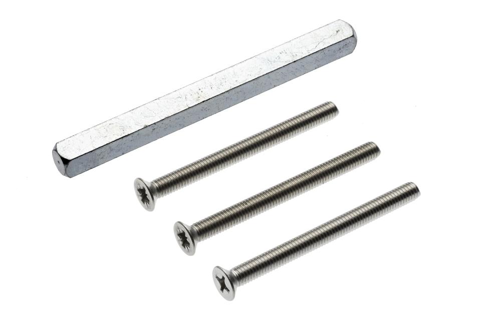 D0064 bevestigingsset serie Kronos kr/kr (stift 8mm en 3x M6 bout) dd 78-82mm
