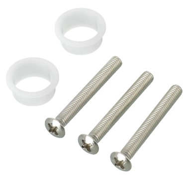 D0201 bevestigingsset serie Alpha/Rombus kr/kr (stift 8mm en 3x M6 bout) dd 38-43mm