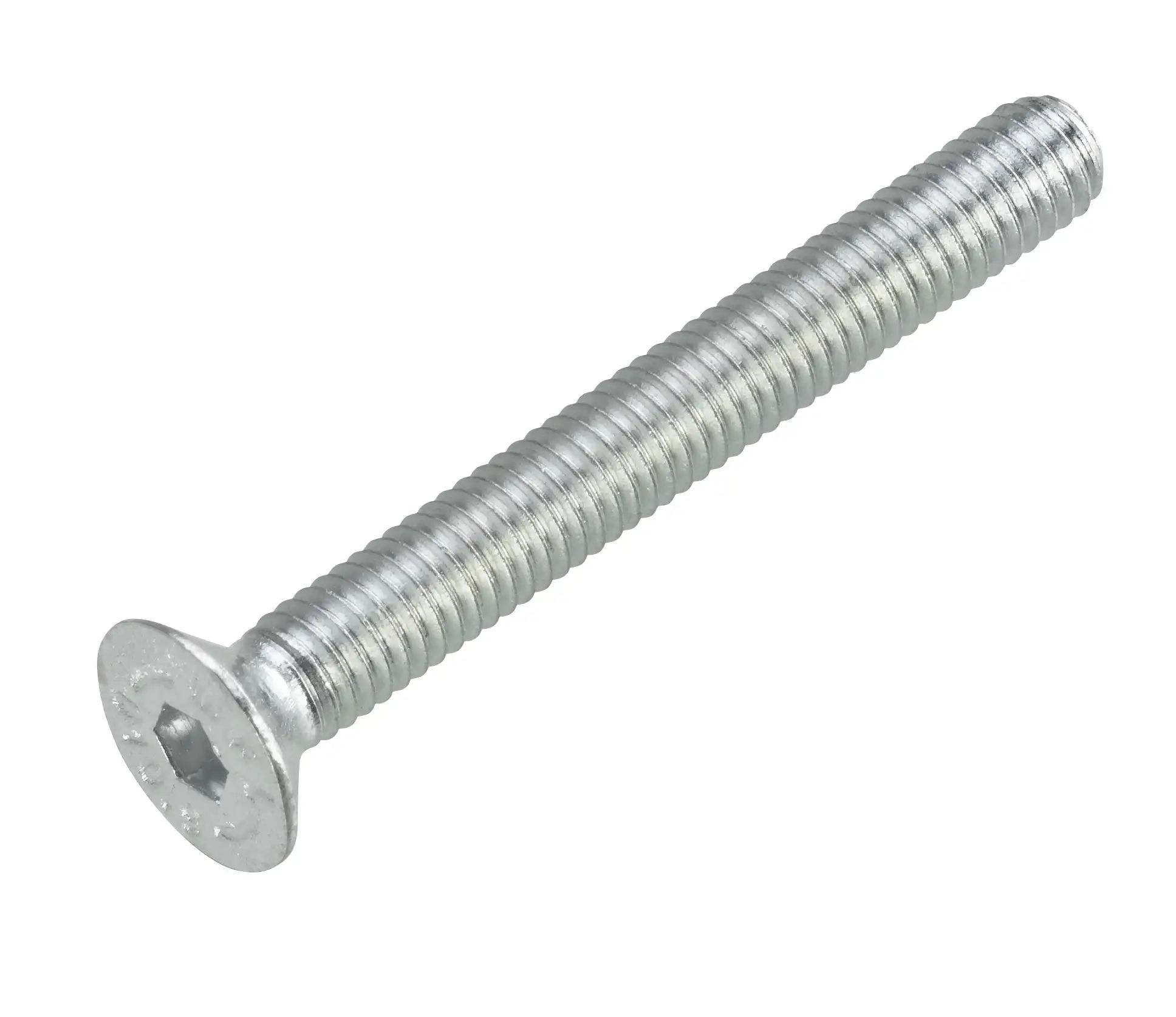 D0545-70 staal vernikkelde inbus-bout M8 x 70 vlh beslag