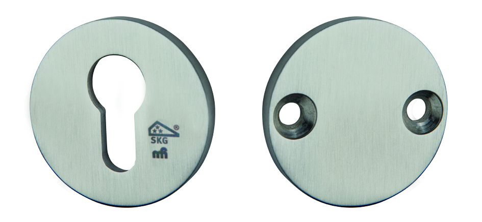 H494-498PC/BL HAFI RVS vlh-rozet buiten pc/binnen blind SKG*** (dd 37-42mm)