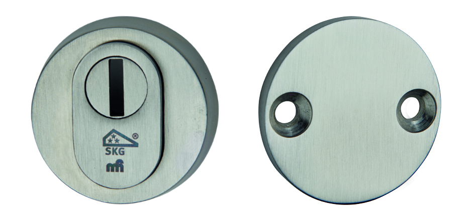 H495-498PC/BL HAFI RVS vlh-rozet kerntrek buiten pc/binnen blind SKG*** (dd 37-42mm)