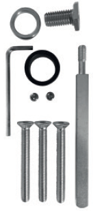 H8541 HAFI complete bevestigingset gr/kr (dd 37-42mm)