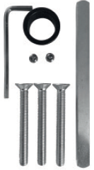 H8545 HAFI complete bevestigingset kr/kr (dd 52-57mm)