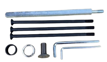 H8545 HAFI complete bevestigingset kr/kr (dd 130-140mm) handmatig inkortbaar