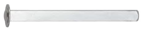 H8740-100 HAFI vol-vierkantstift met platkop 8 x 100mm