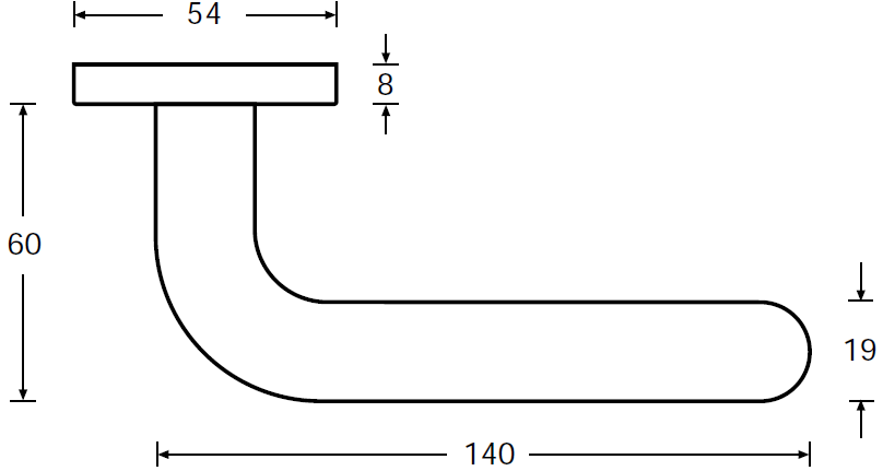 H226-KL-3 HAFI RVS krukkenpaar op ronde rozetten (dd 37-50mm) – foto 2