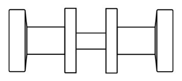 H280-830-KL-3DR+S HAFI RVS platte knop op rozet draaibaar (geschikt vierkantstift 8, nokken+schroef) – foto 3
