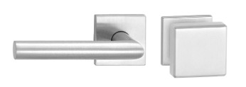 H203-283-844-KL-3 Ls HAFI RVS vierkante rozet-wisselgarn. vaste knop+kruk (dd 37-50mm)