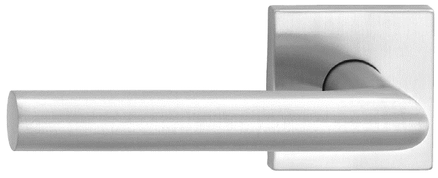 H203-283-844-KL-3 Ls HAFI RVS vierkante rozet-wisselgarn. vaste knop+kruk (dd 37-50mm) – foto 2