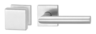 H203-283-844-KL-3 Rs HAFI RVS vierkante rozet-wisselgarn. vaste knop+kruk (dd 37-50mm)