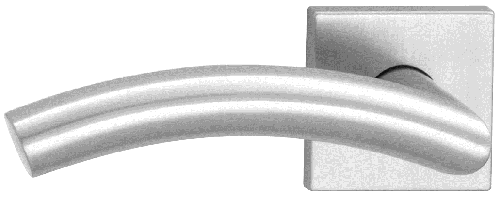 H206-283-844-KL-3 Ls HAFI RVS vierkante rozet-wisselgarn. vaste knop+kruk (dd 37-50mm) – foto 2