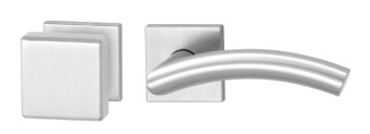 H206-283-844-KL-3 Rs HAFI RVS vierkante rozet-wisselgarn. vaste knop+kruk (dd 37-50mm)