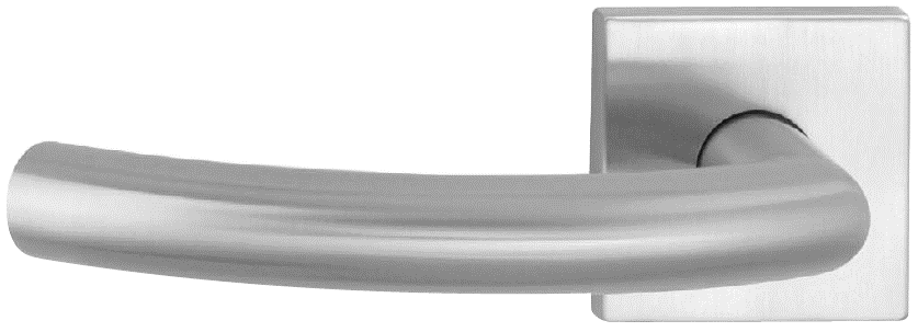 H207-283-844-KL-3 Ls HAFI RVS vierkante rozet-wisselgarn. vaste knop+kruk (dd 37-50mm) – foto 2