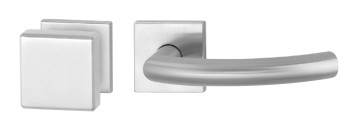 H207-283-844-KL-3 Rs HAFI RVS vierkante rozet-wisselgarn. vaste knop+kruk (dd 37-50mm)
