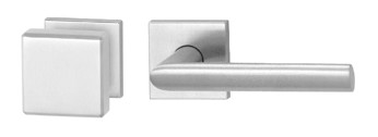 H208-283-844-KL-3 Rs HAFI RVS vierkante rozet-wisselgarn. vaste knop+kruk (dd 37-50mm)