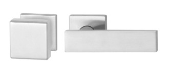 H230-283-844-KL-3 Rs HAFI RVS vierkante rozet-wisselgarn. vaste knop+kruk (dd 37-50mm)