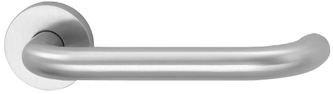 H202XL-KL-B4 HAFI RVS XL-ITS krukkenpaar op ronde rozetten (dd 37-50mm)