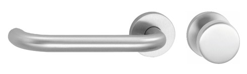 H202XL-280-830-KL-C4-3 Ls HAFI RVS rozet-wisselgarn. vaste knop+XL-ITS kruk (dd 36-49mm)