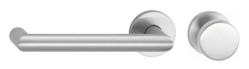 H224XL-280-830-KL-C4-3 Ls HAFI RVS rozet-wisselgarn. vaste knop+XL-ITS kruk (dd 36-49mm)
